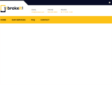 Tablet Screenshot of ibrokeit.com